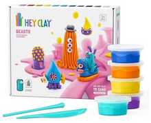 Plastiliin TM Toys Hey Clay Bestie, 15 purki