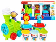 Plastiliini komplekt Mattel Fisher Price Dough Train, mitmevärviline