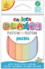 Plastiliin Carioca Plasty, pastellvärvid, 100 gr, 6 tk