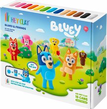 Plastiliin TM Toys Hey Clay Bluey and Friends, 15 tk