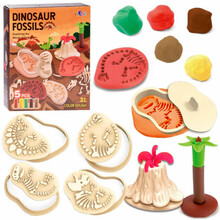 Plastiliinikomplekt - dinosauruste fossiilid