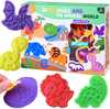 Plastiliini komplekt Jokomisiada, dinosaurused, 400 g