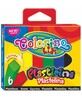Plastiliin Colorino 57400PTR, ruut, 6 värvi