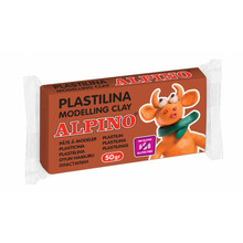 Plastiliin Alpino, 50 g, pruun
