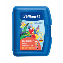 Plastiliin Pelikan, 10 värvi, sinine karp