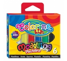 Plastiliin Colorino Kids, 6 värvi