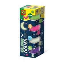 Plastiliinimäng SES creative dough feel good glow s00516, 4 tk