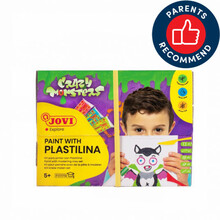 Plastiliini värvikomplekt Jovi Crazy Monster, tarvikutega