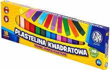 Plastiliin Astra, 18 värvi, 83814904 M05-603