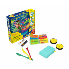 Plastiliinimäng Jovi Crazy Cars Monsters, neoonvärvid
