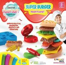 Plastiliin Gerardos Toys Super Burger, mitmevärviline