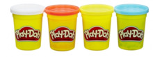 Plastiliin Play-Doh komplekt, 4 tk