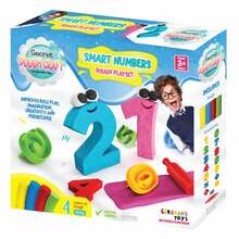 Plastiliin Gerardos Toys Smart Numbers, 4x30g, mitmevärviline