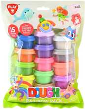 Plastiliin Playgo Rainbow 8015, 15 värvi