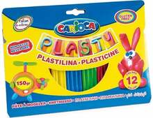 Plastiliin Carioca, 12 värvi x 12,5 g