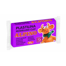 Plastiliin Alpino, 50 g, lilla