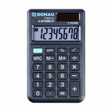 Taskukalkulaator Donau K-DT2082-01, must