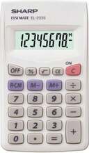Taskukalkulaator Sharp EL-233S, valge