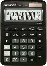 Lauakalkulaator Sencor SEC 372BK, must