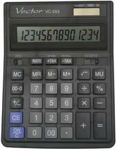 Kontorikalkulaator Vector KAV VC-554x, must