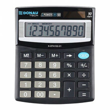 Lauakalkulaator Donau K-DT4102-01, must