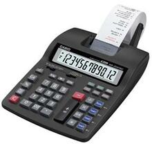 Lauakalkulaator printeriga Casio HR-200RCE, must