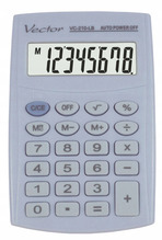 Taskukalkulaator Vector KAV VC-210 LB, helesinine