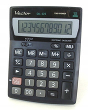 Kontorikalkulaator Vector KAV DK-222, must