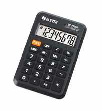 Lauakalkulaator Eleven LC-210NR, must