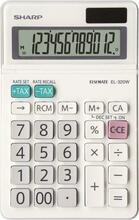 Taskukalkulaator Sharp EL-320W, valge