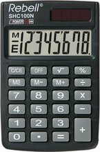 Taskukalkulaator Rebell SHC100N, must