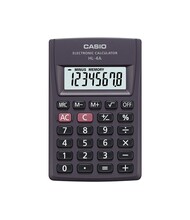 Taskukalkulaator Casio HL-4A, must