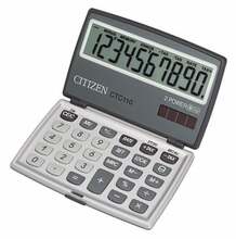 Taskukalkulaator Citizen CTC 110WB, hõbe