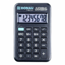 Taskukalkulaator Donau K-DT2084-01, must