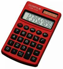 Kalkulaator Olympia LCD-1110, punane