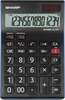 Kalkulaator Sharp EL-145T, must/sinine