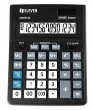 Kontorikalkulaator Eleven CDB1401-BK, must