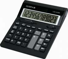 Kalkulaator Olympia LCD-612SD, must