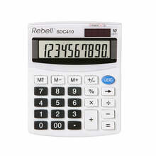 Lauakalkulaator Rebell SDC-410, valge