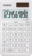 Taskukalkulaator Casio SL-1000SC-WE, valge