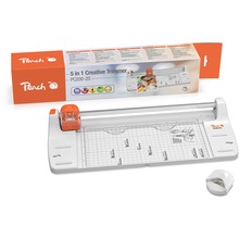 Paberilõikur Peach 5 in 1 Creative PC200-20, valge/oranž