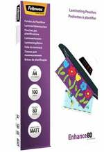 Lamineerimiskiled Fellowes 5452103, A4, matt, 100 tk