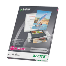 Lamineerimiskile Leitz A3, 125 mik., läikiv, 100 tk