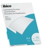 Lamineerimiskile Ibico A4, 216 x 303 mm, 75 mikronit, läikiv, 100 tk