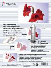 Lamineerimiskile Olympia A6, 80 mikronit, 100 tk