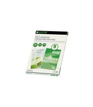 Lamineerimiskile Leitz A4, 80 mikronit, isekleepuv, 100 tk