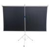 Projektori ekraan Extralink PSR-100, 220 x 125 cm, valge PVC, poolautomaatne