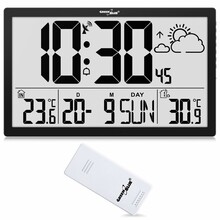 Seinakell GreenBlue GB218, suur LCD ekraan, ilmateade