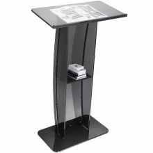 Akrüülist poodium Vevor, 119 cm, must