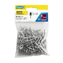 Standard alumiiniumneet Rapid 4,8 x 10 mm, 100 tk